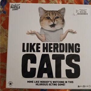 Like Herding Cats Puzzle Game with Cat Face Masks